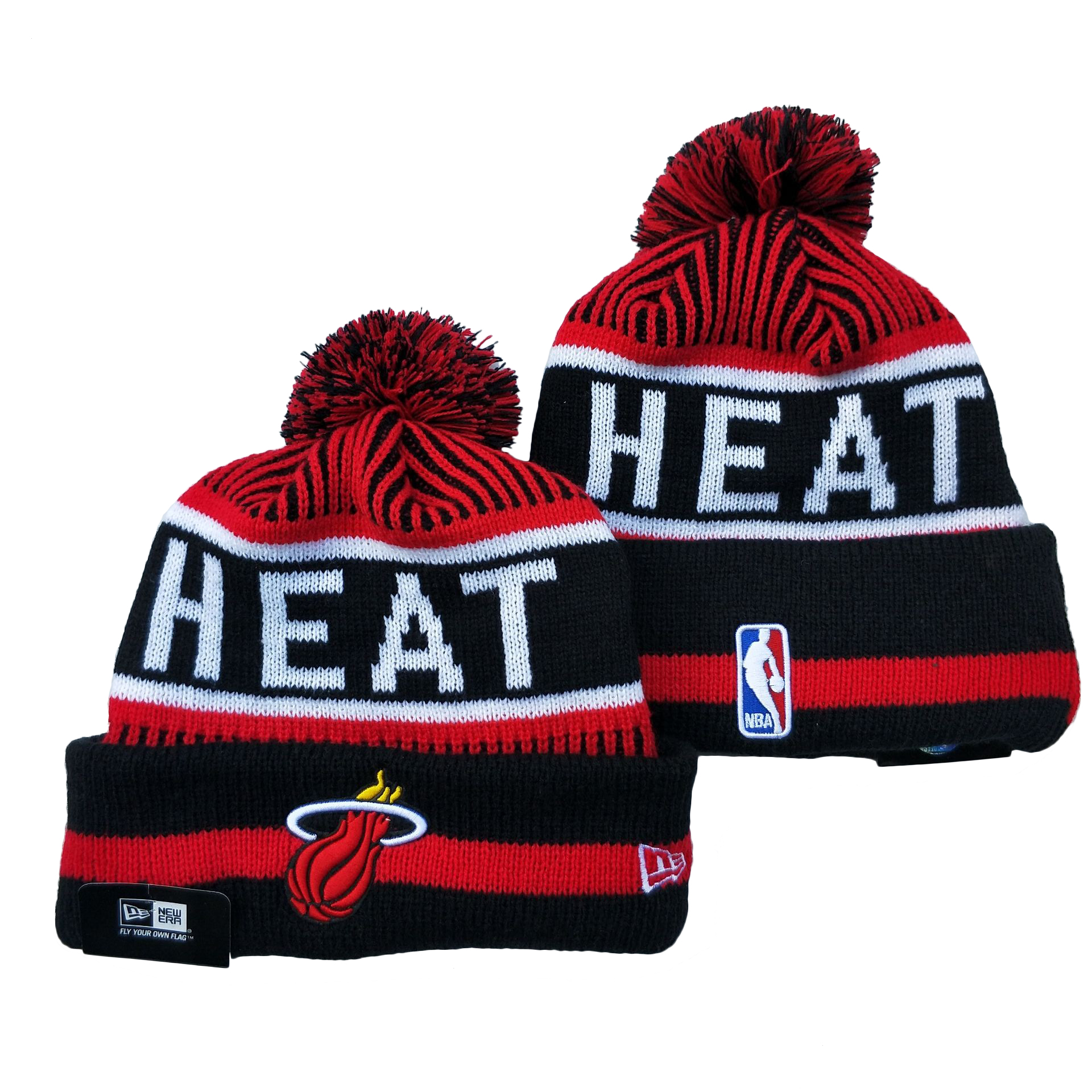Miami Heat Knit Hats 005